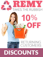 Remy Takes The Rubbish 10% Off for returning customers
